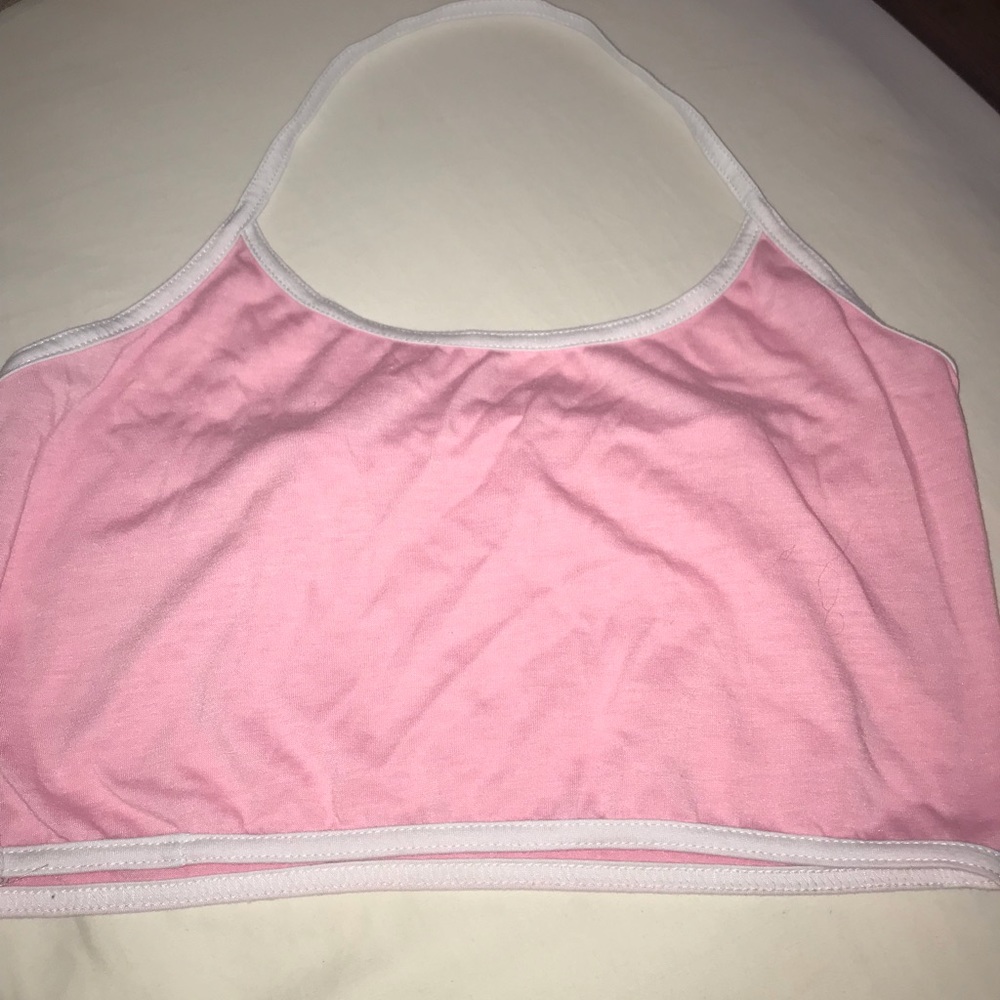Light pink halter top